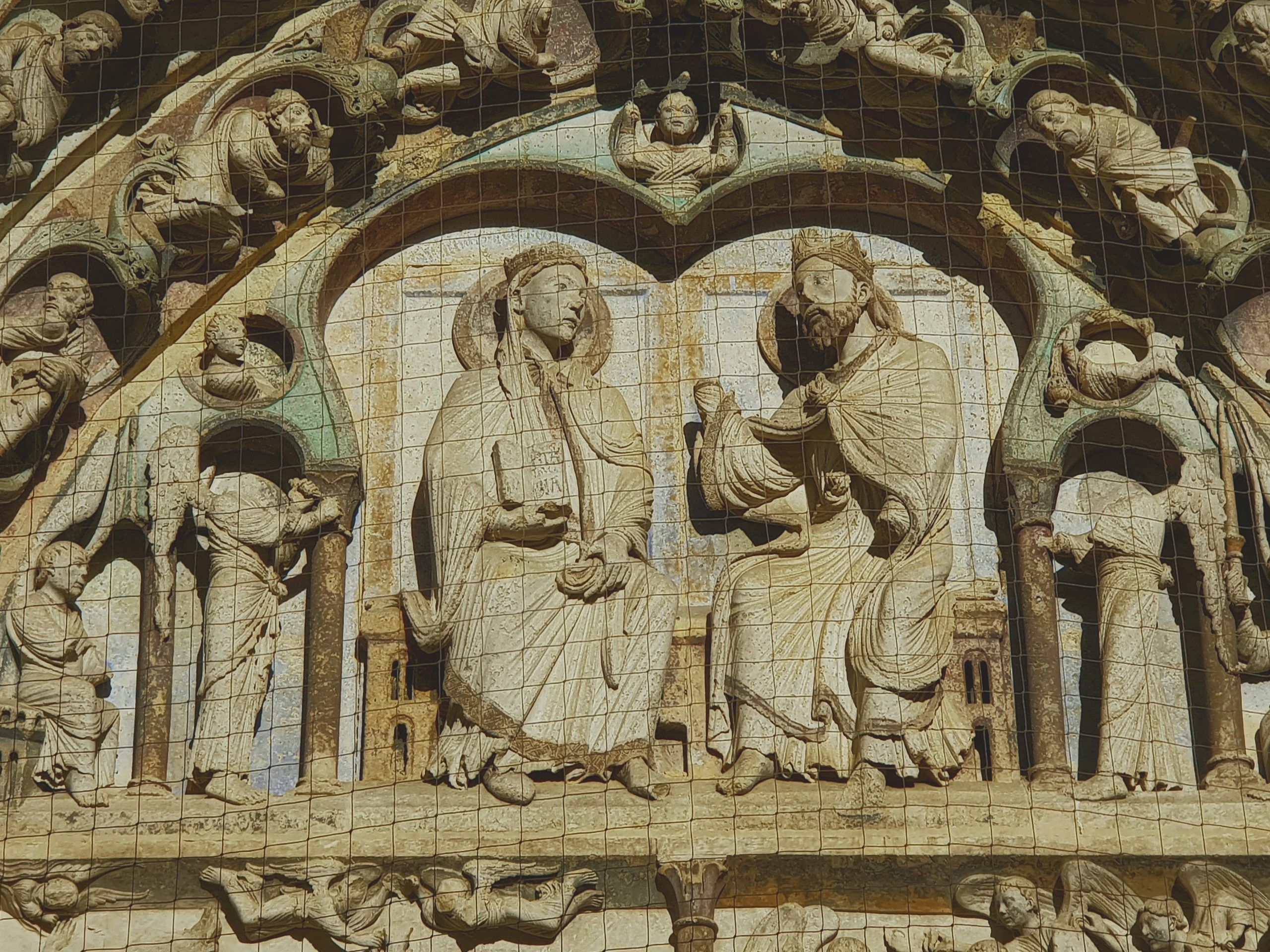 Le tympan de Notre-Dame de Senlis