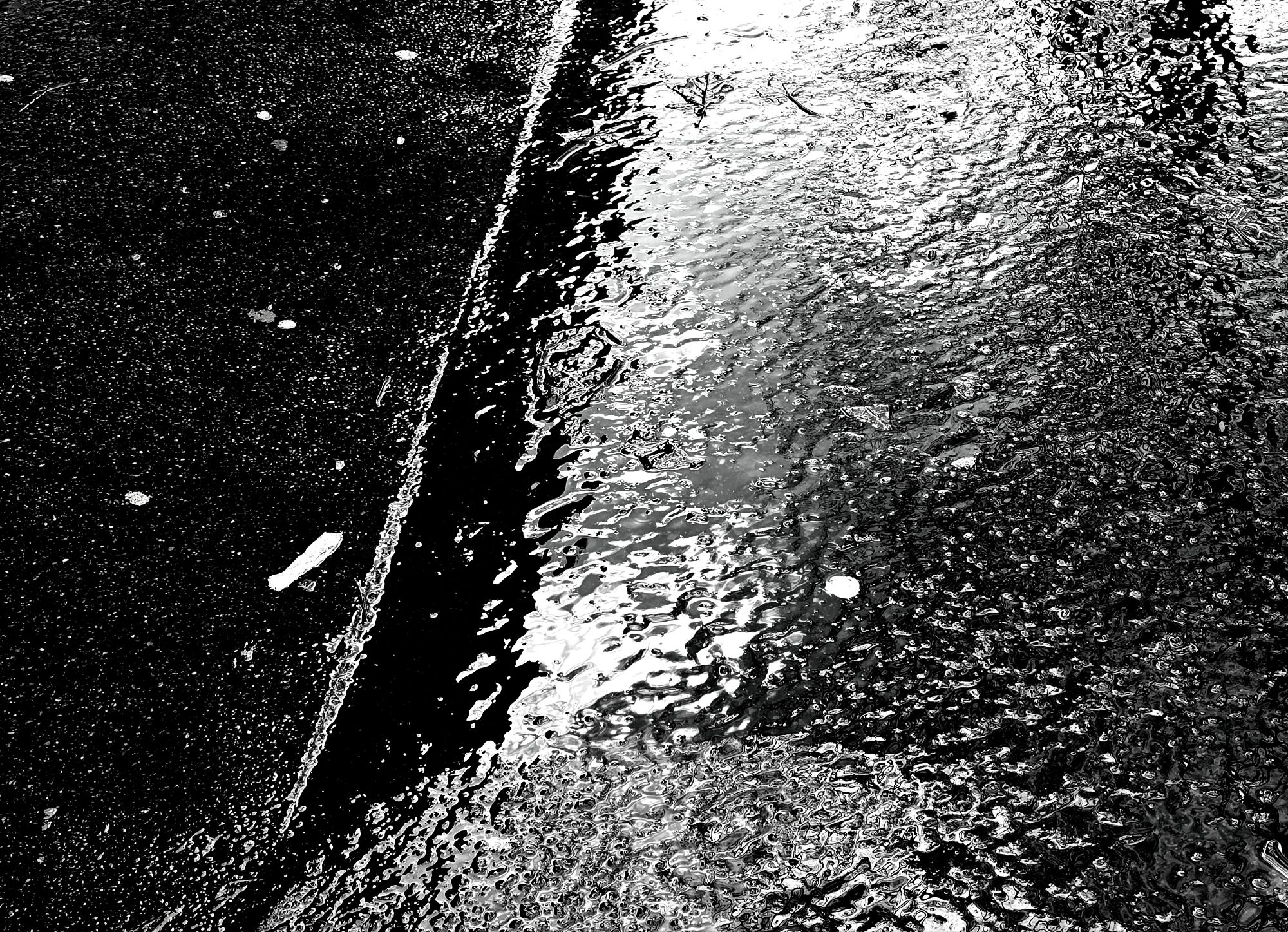 Trottoir mouillé
